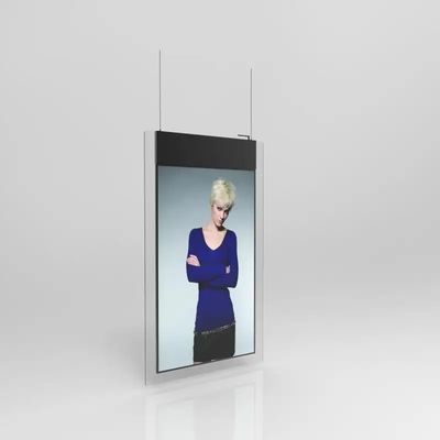 Ultra Thin Digital Window Displays With Hanging Double Sided OEM ODM