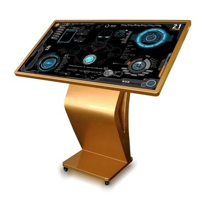 1080P Full HD Touch Screen Kiosk Floor Standing For Office Buildings
