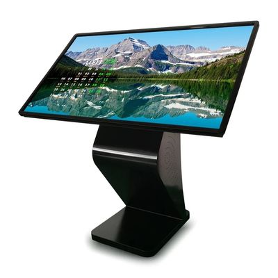 1080P Full HD Touch Screen Kiosk Floor Standing For Office Buildings