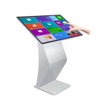 Pavimento che sta il chiosco a 21,5 pollici del touch screen per informazioni di Digital
