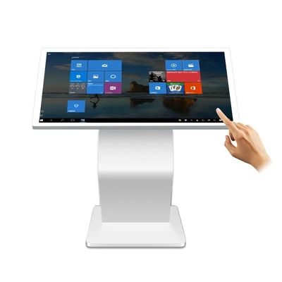 LCD Interactive Touch Screen Kiosk Multi Stand For Advertising Information