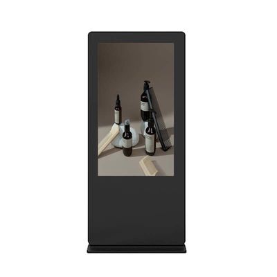 Theftproof Android 49&quot; Outdoor Lcd Digital Signage Vertical Business Black / White