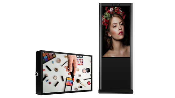 75&quot; Outdoor Lcd Digital Signage High Brightness Waterproof Wide Viewing Angle