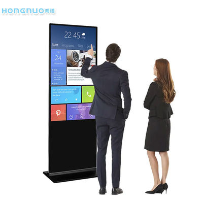 Enhanced Display Floor Standing Signage Display 16.7M Colors 350 Cd/m2 Brightness