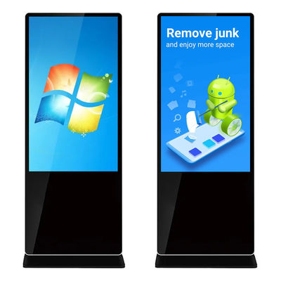 49&quot; Floor Standing Digital Signage 8GB/16GB/32GB Storage Optional LCD Touch Totem