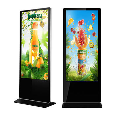 49&quot; Floor Standing Digital Signage 8GB/16GB/32GB Storage Optional LCD Touch Totem