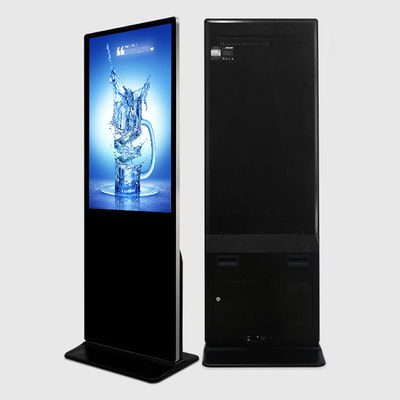 43&quot; Indoor Floor Standing Digital Signage 6ms Response Time With 2k Resolution