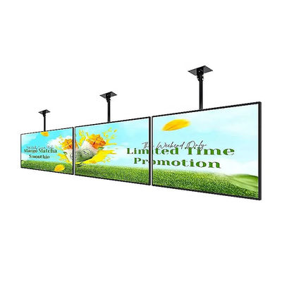 Hot sale 32/43/55/65 75 inch LCD Digital Signage commercial digital signage wall mounted siplit screen