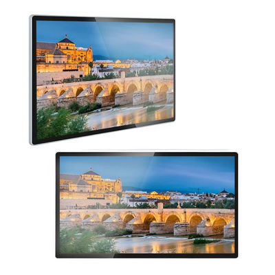 CMS LCD Wall Mounted Digital Advertising Screen And 8GB Storage