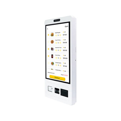 Hohe Haltbarkeit Kapazitäts-Selbstbedienung Kiosk mit Ethernet-Konnektivität und Infrarot-Touchscreen