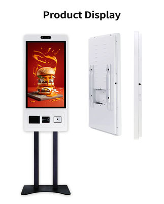 Wall Hot sale wall Mounted 18.5 Self-service Payment Kiosk 58mm Thermal Printer and Customizable Installation