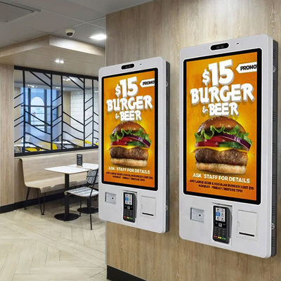 Android self service terminals High Durability and Performance for 21.5 Inch Display Size touch screen  4+32gb metal case for shops  hotel