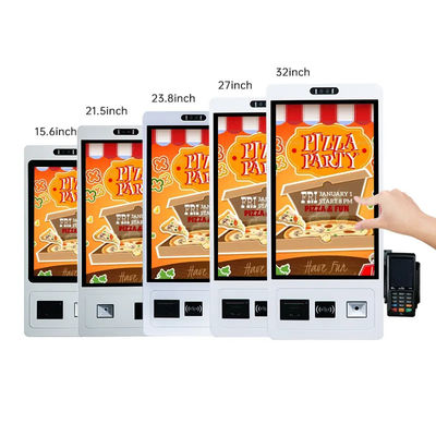 Android self service terminals High Durability and Performance for 21.5 Inch Display Size touch screen  4+32gb metal case for shops  hotel
