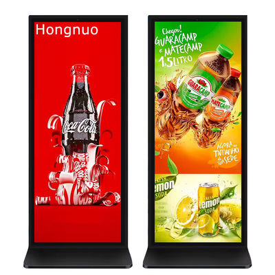 86 Inch Indoor Advertising Display Kiosks Floor standing 4K screen