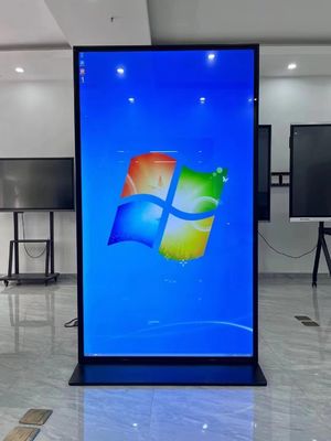 75 Inch Full Screen Windows Floor Standing 4K Digital Signage