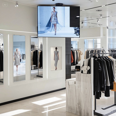 Wall Mounted 43 inch Digital Signage 24/7 video display for retail store
