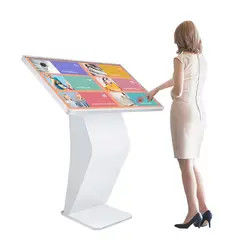 43 Inch Touch Screen Kiosk , Interactive Table Kiosk Floor Standing For Information Query