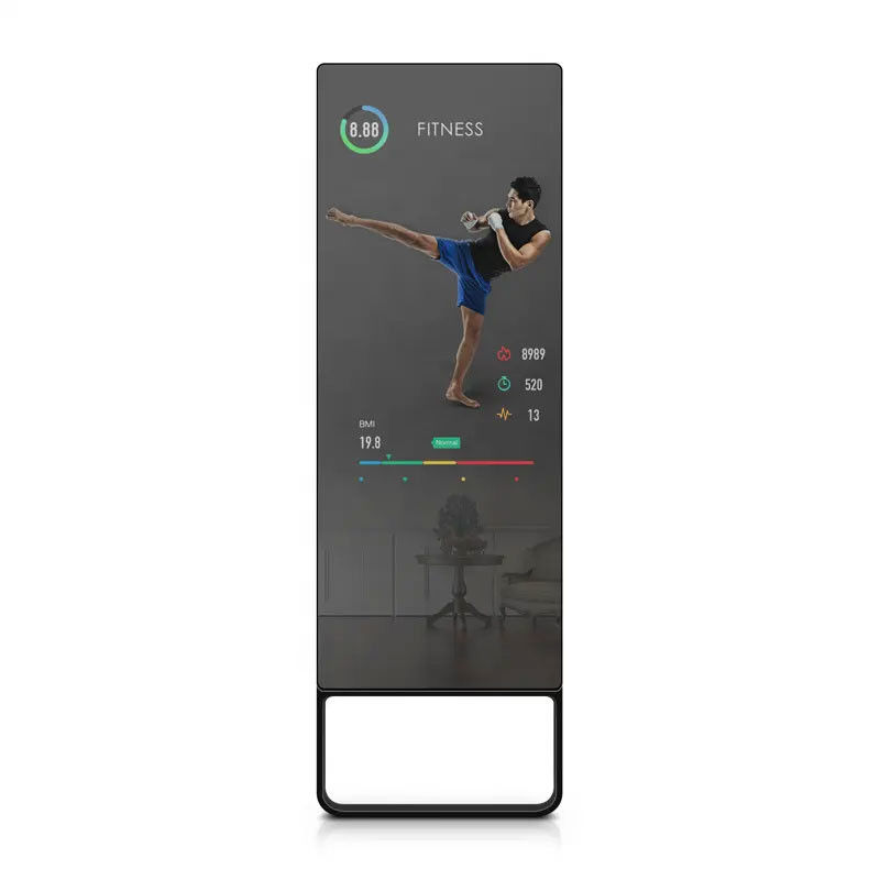 2K HD Magic Smart Fitness Mirror 55 Inch For Full Body Exercise