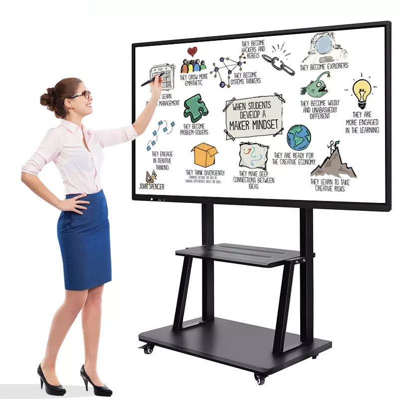 86-calowy interaktywny ekran dotykowy LCD All-In-One Smart Board, tablica interaktywna bez projektora