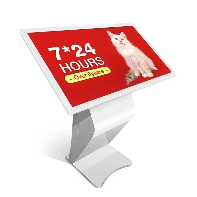 32 Inch 450cd/M2 Touch Screen Kiosk Horizontal For Shopping Mall