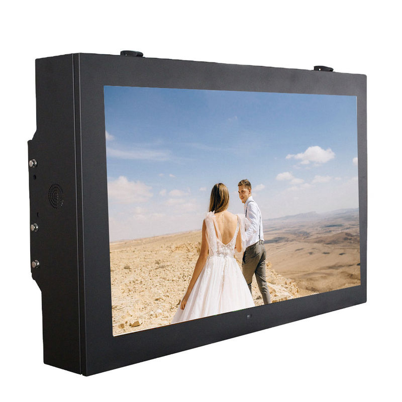 Advanced Full HD 43&quot; Wall Mounted Lcd Monitor With 3 3AR Laminated Safety Glass