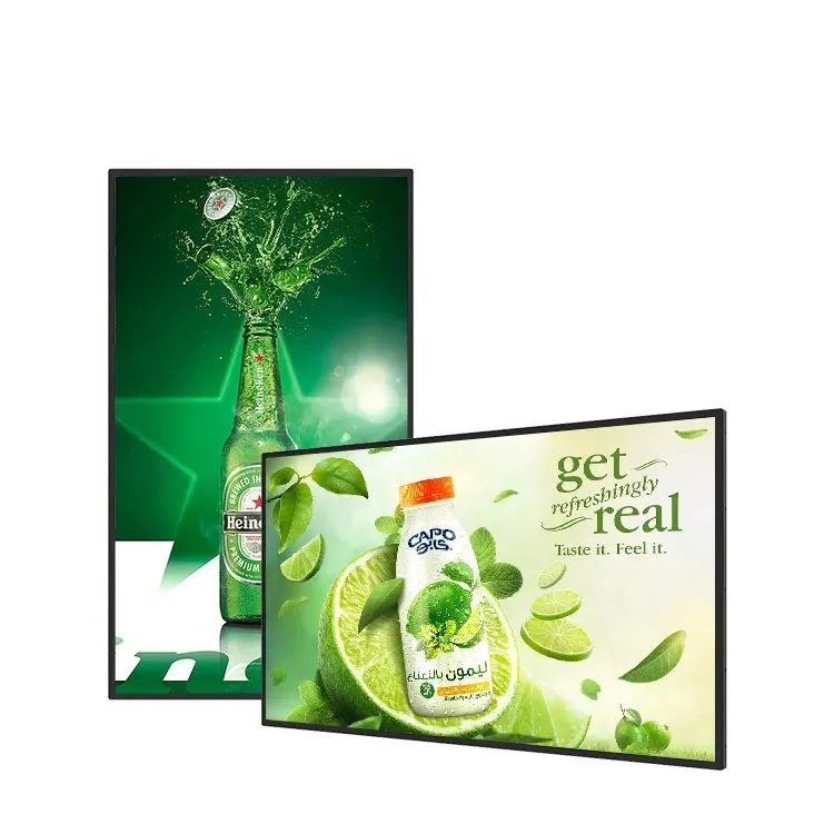 Wall Mounted 43 inch Digital Signage 24/7 video display for retail store