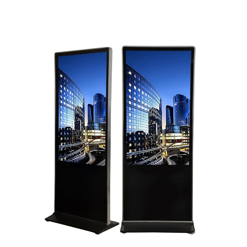 450cd/M2 LCD Floor Standing Digital Signage For Supermarkets Restaurants